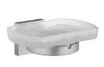 Smedbo
RS342
HOUSE Soap Dish Frosted Glass w/ Brushed Chrome Holder Wall Mounted