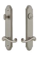Grandeur HardwareARCNEW_82Arc Tall Plate Complete Entry Set with Newport Lever