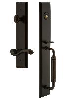 Grandeur HardwareFAVCGRPRTFifth Avenue One-Piece Handleset with C Grip and Portofino Lever