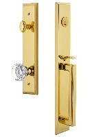 Grandeur HardwareFAVDGRCHMFifth Avenue One-Piece Handleset with D Grip and Chambord Knob