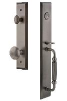 Grandeur HardwareFAVFGRFAVFifth Avenue One-Piece Handleset with F Grip and Fifth Avenue Knob