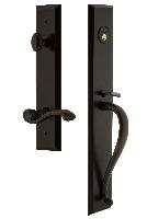 Grandeur HardwareFAVSGRPRTFifth Avenue One-Piece Handleset with S Grip and Portofino Lever