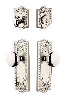 GrandeurPARFAV_ComboParthenon Plate with Fifth Avenue Knob and matching Deadbolt