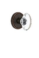 GrandeurSOLPROSoleil Rosette Privacy with Provence Crystal Knob
