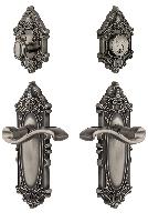 GrandeurGVCPRT_ComboGrande Vic Plate with Portfino Lever and matching Deadbolt