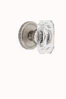 GrandeurCIRBCCCirculaire Rosette Privacy with Baguette Crystal Knob