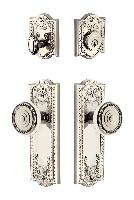 GrandeurPARSOL_ComboParthenon Plate with Soleil Knob and matching Deadbolt
