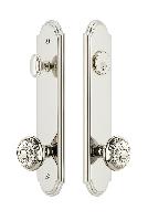 Grandeur HardwareARCWIN_82Arc Tall Plate Complete Entry Set with Windsor Knob