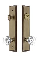 Grandeur HardwareCARCHM_82Carre' Tall Plate Complete Entry Set with Chambord Knob
