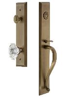 Grandeur HardwareFAVSGRBIAFifth Avenue One-Piece Handleset with S Grip and Biarritz Knob