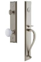 Grandeur HardwareFAVSGRHYDFifth Avenue One-Piece Handleset with S Grip and Hyde Park Knob
