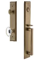 Grandeur HardwareFAVDGRPROFifth Avenue One-Piece Handleset with D Grip and Provence Knob