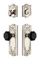 GrandeurPARLYO_ComboParthenon Plate with Lyon Knob and matching Deadbolt