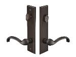 Emtek
1861
Rectangular Multi-Point Lock Trim Set w/ 2 in. x 10 in. Sandcast Bronze Plates
Door Co