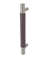 RockwoodRM6161Straight Pull w/ Upholstery Leather Grip 1-1/4 in. Diam. Flat Ends